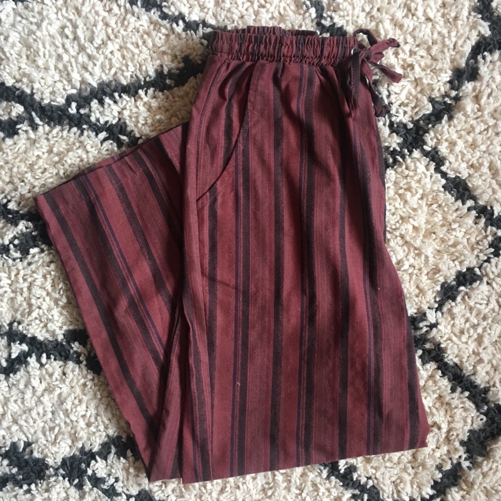Wild fable maroon wide leg pants